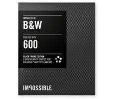Image of Impossible Black & White Film/Black Frame voor Polaroid 600