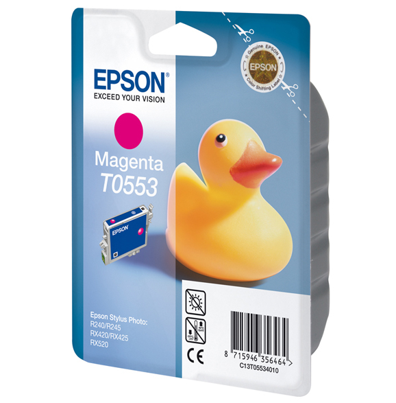 Image of Epson Ink Cartridge T0553 Magenta 8Ml