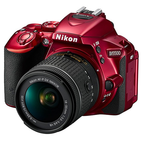 Image of Digitale spiegelreflexcamera Nikon D3300 Kit Incl. AF-P 18-55 mm VR 24.2 Mpix Rood Full-HD video-opname, Flitsschoen