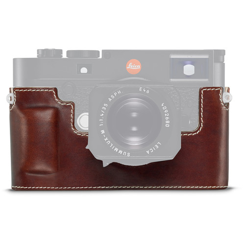 Image of Leica M10 Protector leather, vintage braun