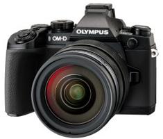 Image of Olympus E-M1 systeemcamera Zwart + 12-40mm
