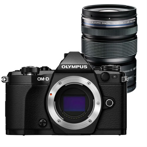 Image of Olympus E-M5 Mark II systeemcamera Zwart + 12-50mm