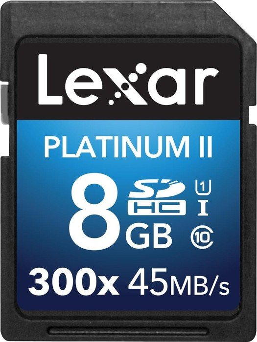 Image of Lexar 8GB Platinum II SDHC UHS-I 8GB SDHC Class 10 flashgeheugen