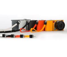 Image of Leica Neck strap silicon orange-red