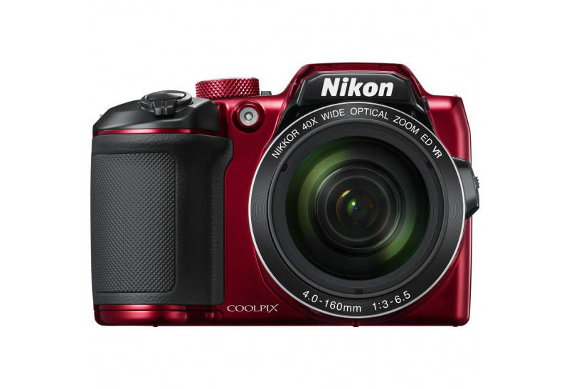 Image of Nikon Coolpix B-500 Digitale camera 16 Mpix Rood Full-HD video-opname, Klapbaar display, Bluetooth
