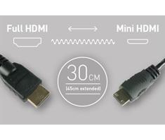 Image of Atomos Coiled Mini HDMI to Full HDMI (30-45cm)