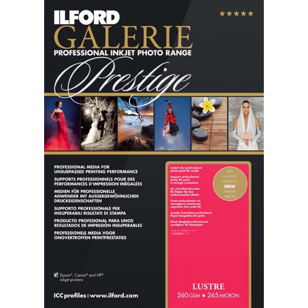 Image of Ilford Galerie Prestige Lustre 260 IGPLP A4 25 VEL