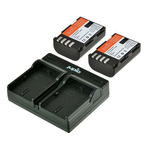 Image of Jupio Kit met 2x Battery DMW-BLF19E 1860mAh + USB Dual Charger