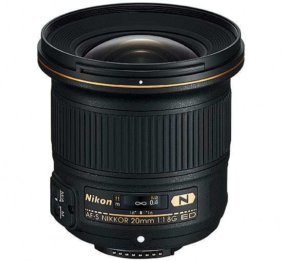 Image of Nikon AF-S 20mm F/1.8G ED FX