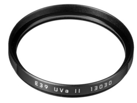 Image of Leica Filter UVa II E 39 zwart