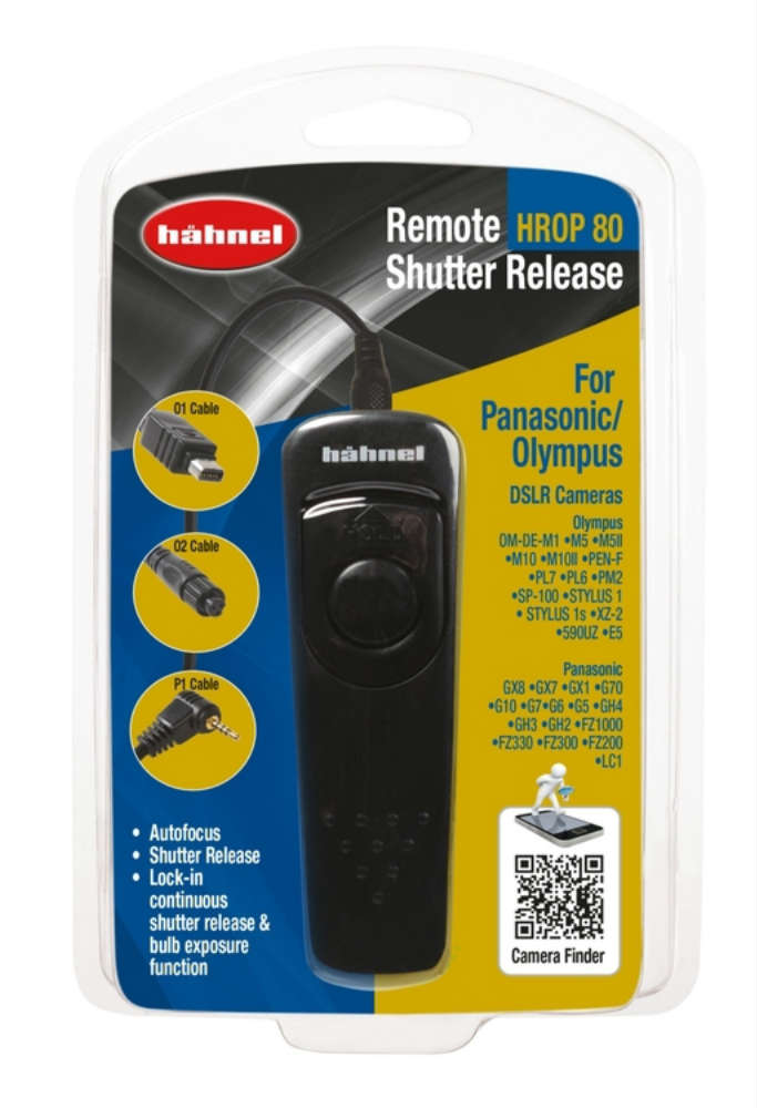 Image of Hahnel HROP 80 draadontspanner afstandsbediening voor Olympus/Panasonic