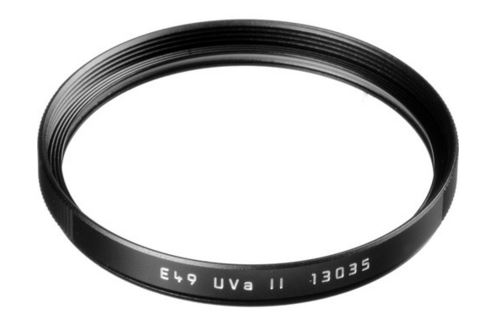 Image of Leica Filter UVa II E 49 zwart