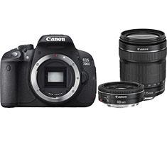 Image of Canon EOS 700D + 18-135mm iS STM + 40mm F/2.8 STM
