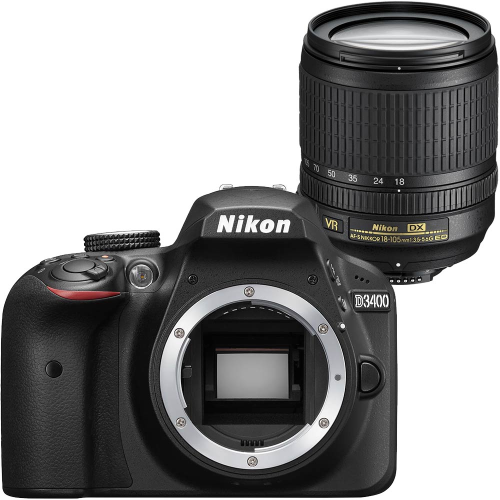 Image of Nikon D3400 + AF-S DX 18-105 VR
