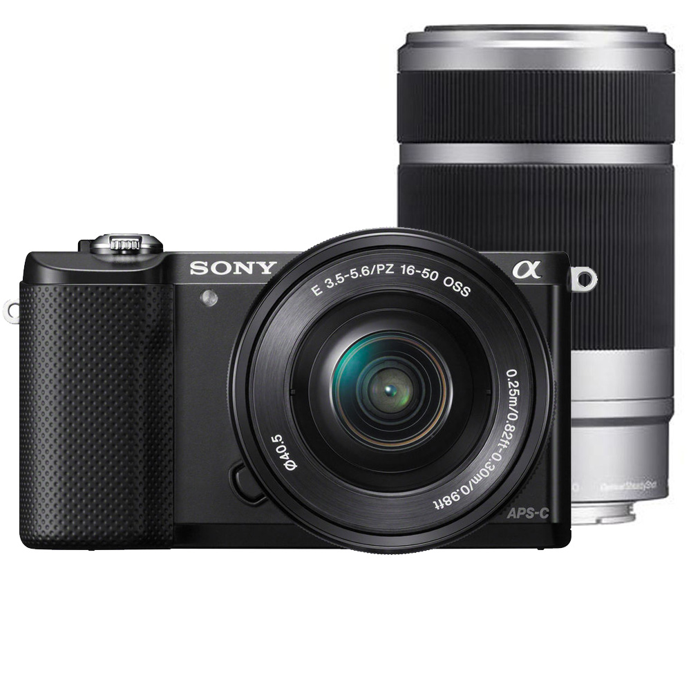 Image of Sony A5000 + 16-50 + 55-210mm - ILCE5000 - zwart