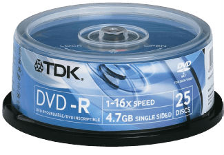 Image of TDK DVD+R 25+5 Gratis Spindle