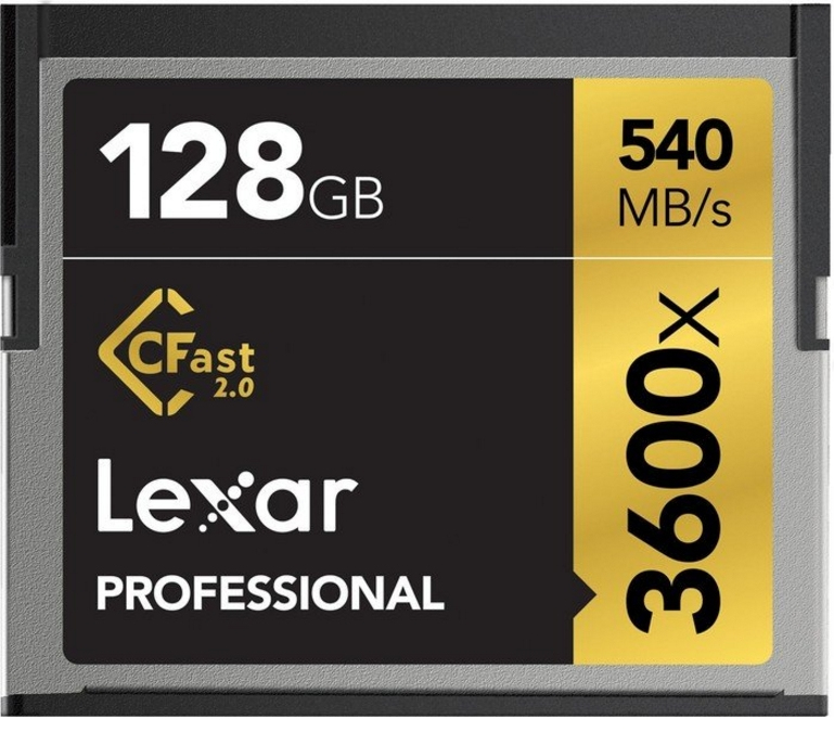 Image of Lexar Cfast Pro 128GB 3600X