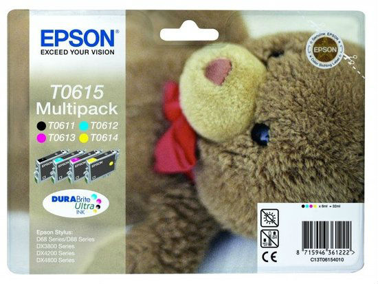 Image of Epson DURABrite Ultra Multipack (4 colors) T 061 T0615