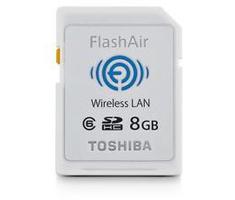 Image of Toshiba Wireless SDHC 8GB Flash Air