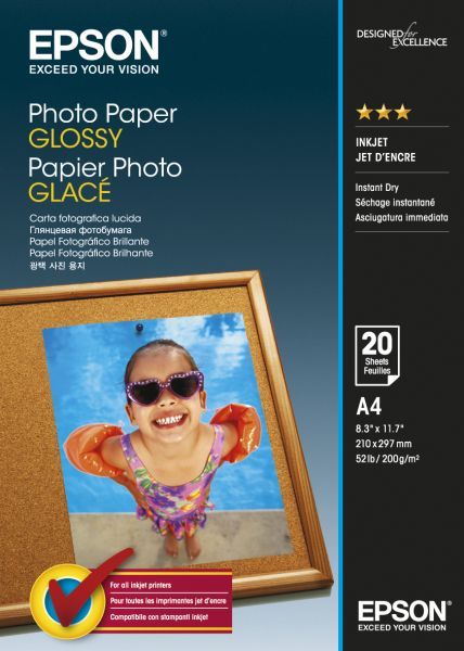 Image of Epson S400036 Value Glossy Photo Paper A4 183g 50 vel