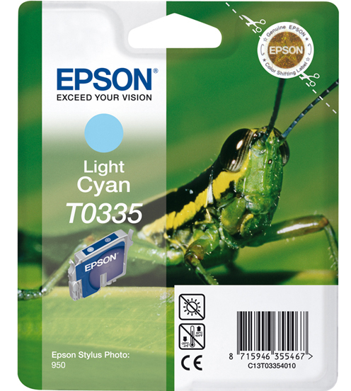 Image of Epson inktpatroon licht cyaan T 033