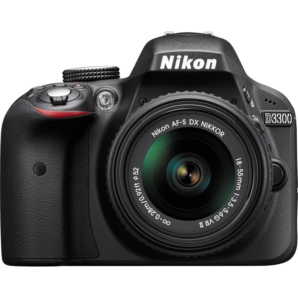 Image of Nikon D3300 zwart + 18-55mm VR