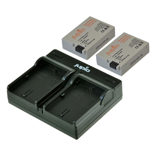 Image of Jupio Kit met 2x Battery LP-E8 1120mAh + USB Dual Charger