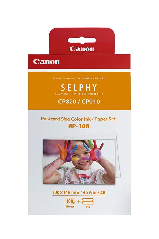 Image of Canon P size color Ink Cassette/Paper Set RP-108