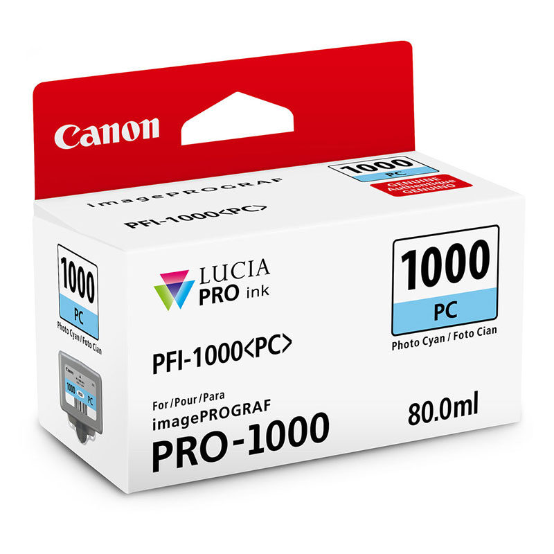 Image of Canon Cartridge PFI-1000PC (foto cyaan)