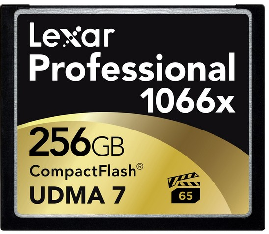 Image of Lexar CF Pro 1066x UDMA7 256GB 160MB/sec compact flash