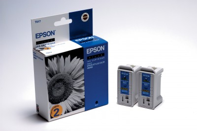 Image of Epson ink cartridge black T 017