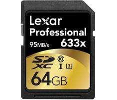 Image of Lexar SDXC Pro 64GB 633X UHS-1
