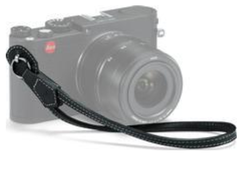 Image of Leica Wrist Strap Leather Black (X And M) (18782)