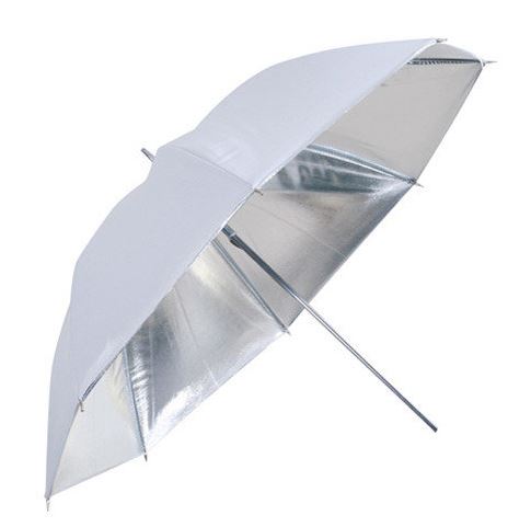 Image of Bresser SM-04 Paraplu wit/zilver 83cm
