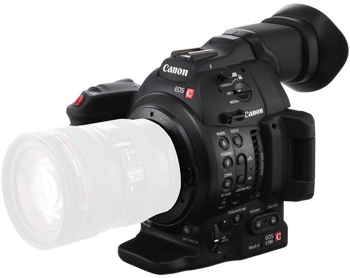 Image of Canon EOS C100 mark II body