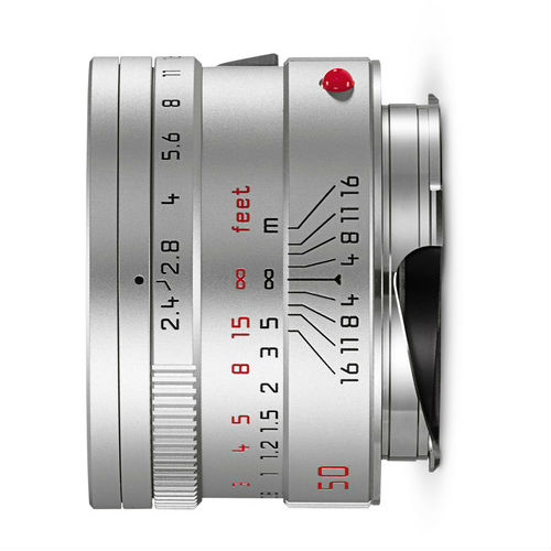 Image of Leica M-50mm F/2.4 Summarit, Silver Anodized Finish - (11681