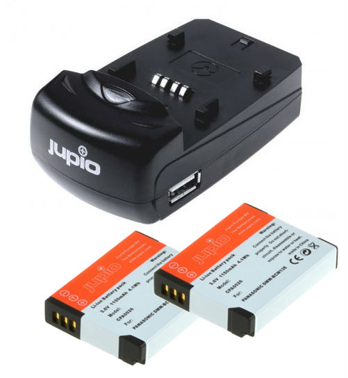 Image of Jupio Kit met 2x Battery DMW-BCM13E 1150mAh + USB Single Charger