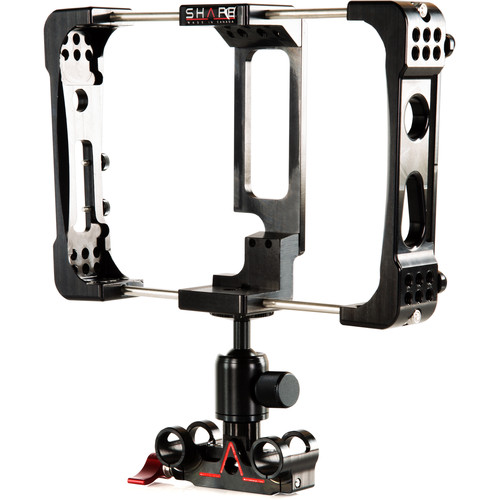 Image of Shape Atomos Flame Cage with 15mm Rod Bloc Ball Head