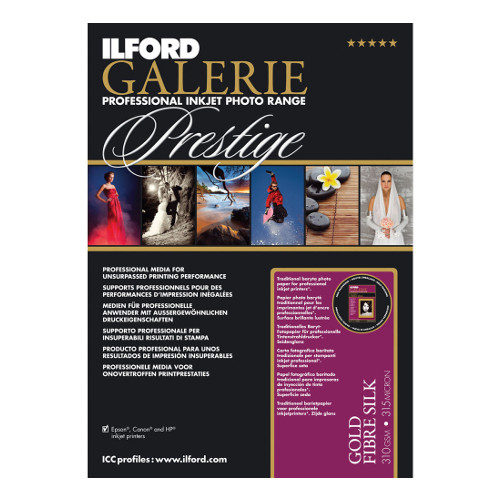 Image of Ilford GALERIE Prestige Gold Fibre Silk A3 25 vel