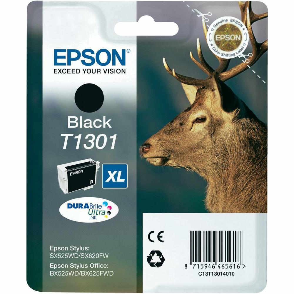 Image of Epson Ink Cartridge T1301 Black 25.4Ml