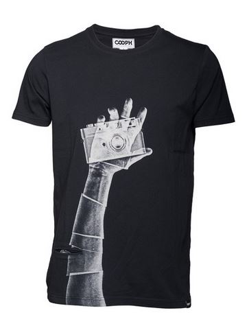 Image of Cooph GmbH T-Shirt SNAPOGRAPHER zwart "M" met print