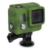 Image of Gopro Silicon Cover Camo Green