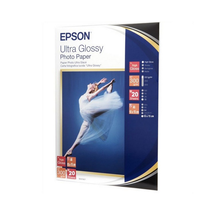 Image of Epson S041926 Ultra Glossy Photo Paper 10x15cm 300g 20 vel
