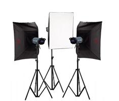 Image of Falcon Eyes Studioflitsset TFK-3600L met LCD Scherm