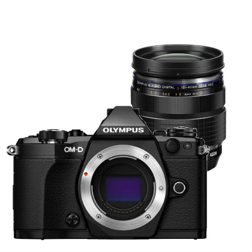 Image of Olympus E-M5 Mark II systeemcamera Zwart + 12-40mm Pro Kit