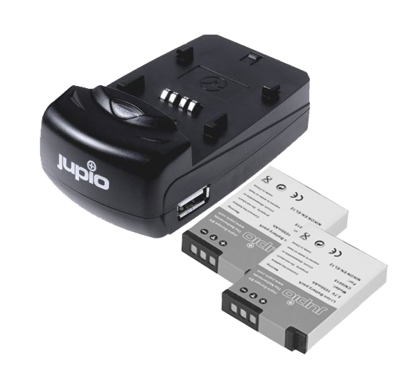 Image of Jupio Kit met 2x Battery EN-EL12 + USB Single Charger
