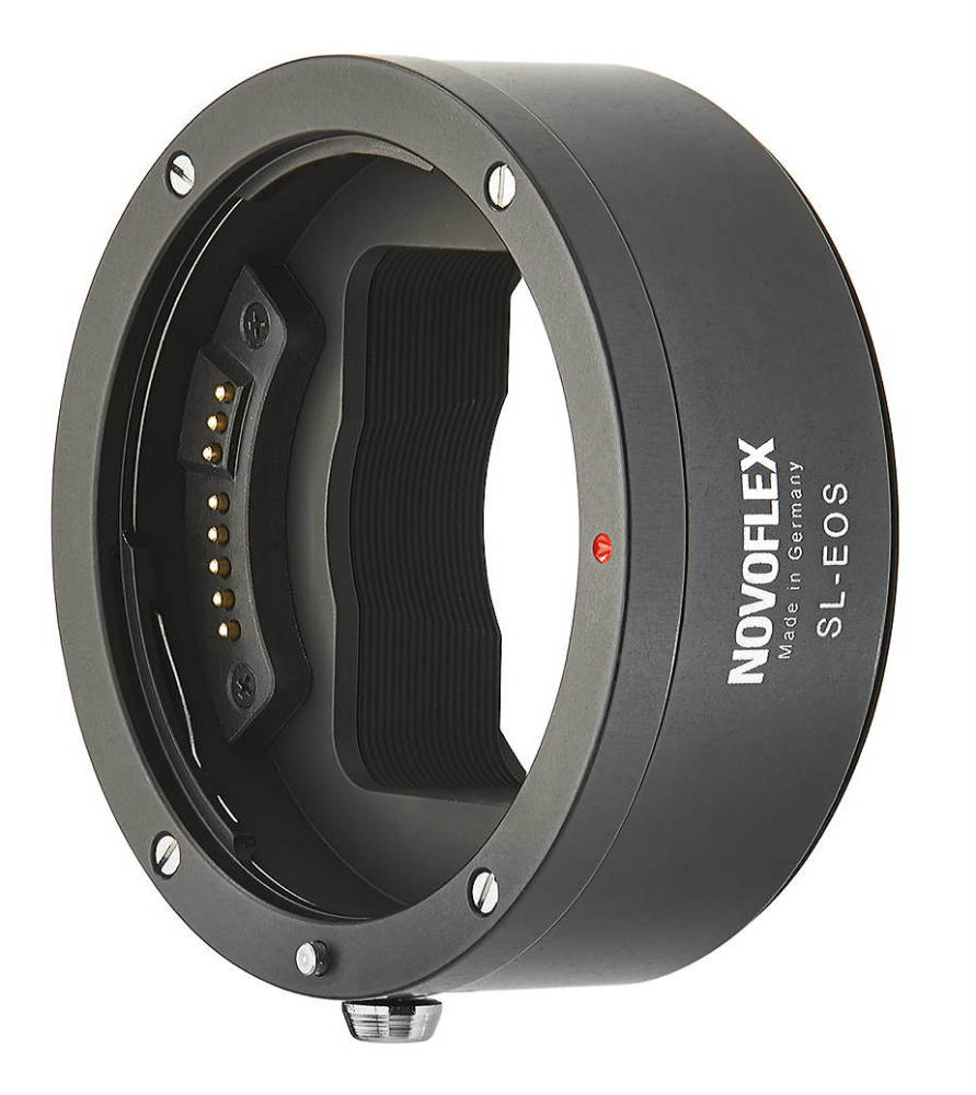 Image of Novoflex adapter Canon EF objectief a. Leica SL 601 camera