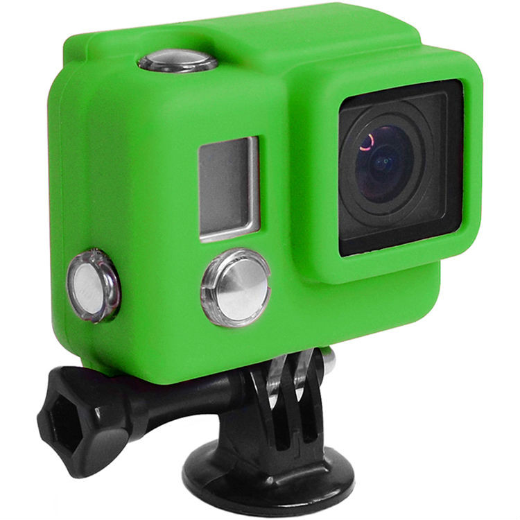 Image of Gopro Hooded Silicon Cover Green For Hd3