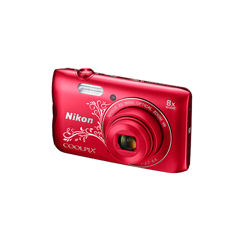 Image of Nikon A-300 Digitale camera 20.1 Mpix Rood WiFi, Bluetooth