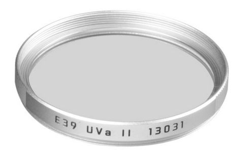 Image of Leica Filter UVa II E 39 zilver